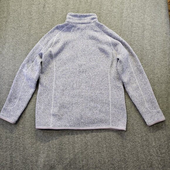 Patagonia Better Sweater Womens XL Light Purple Mauve 1/4 Zip Fleece Pullover - Picture 2 of 12